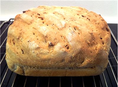 Picture - Homemade Bread with Walnuts and Wholemeal Flour